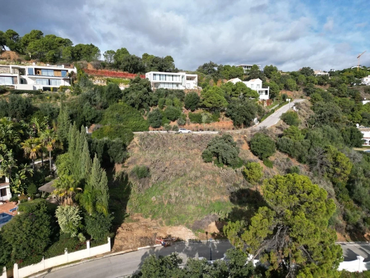 2 - vente terrain vue mer benahavis - costa del sol andalousie espagne
