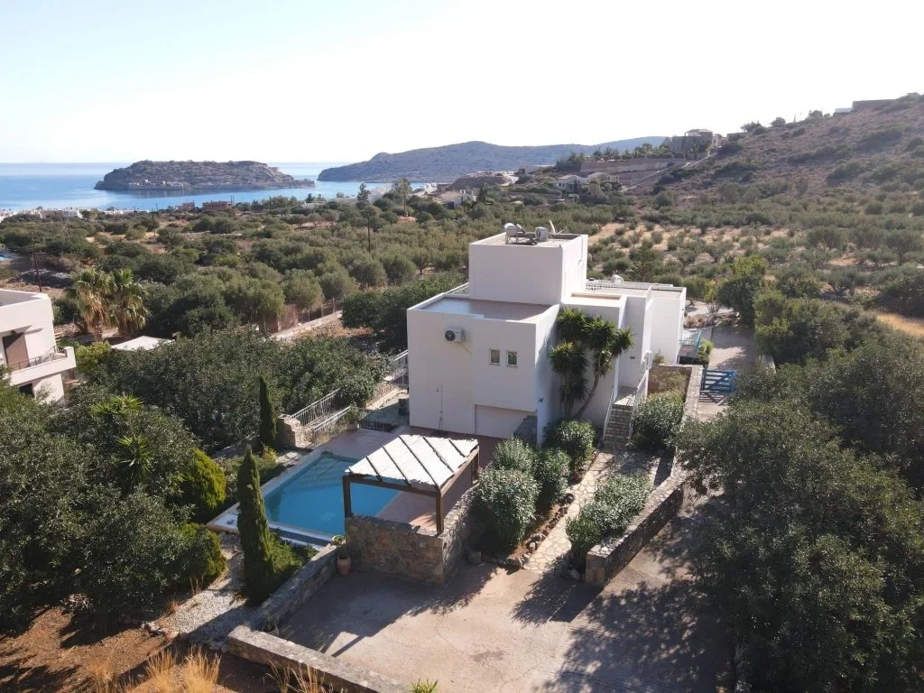 1 - продажа villa вид моря pláka крит греция