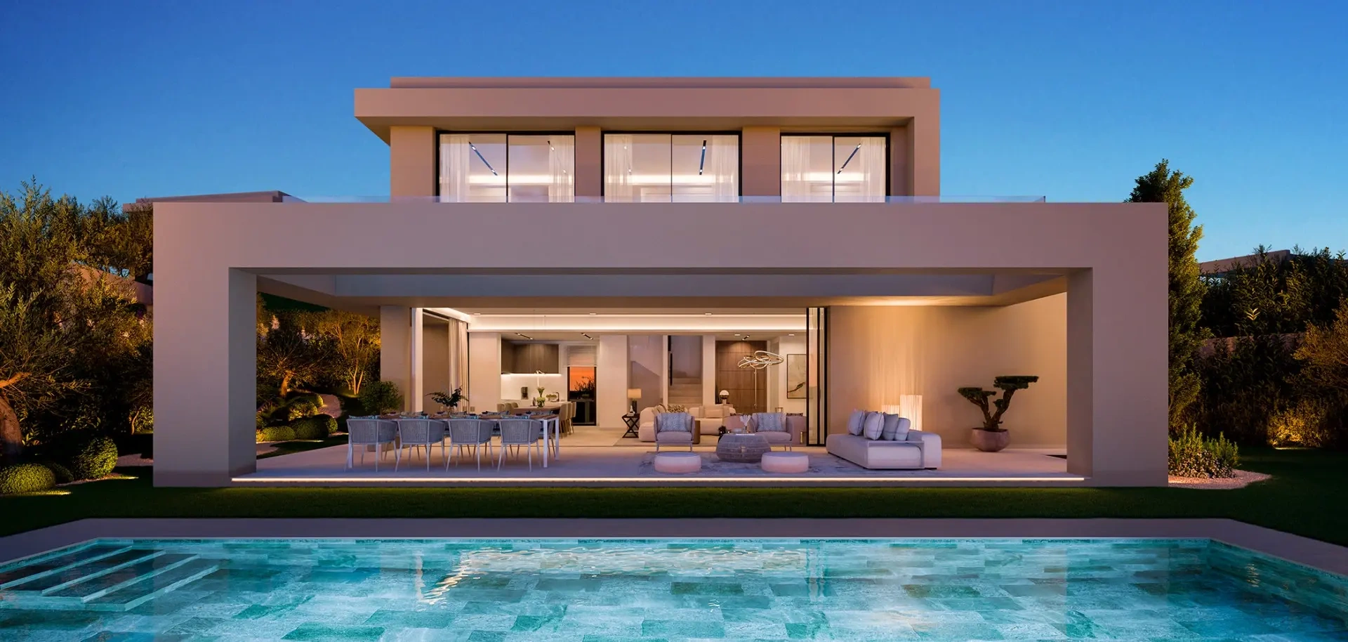 1 - verkoop villa uitzicht op zee benahavis - costa del sol andalusië spanje
