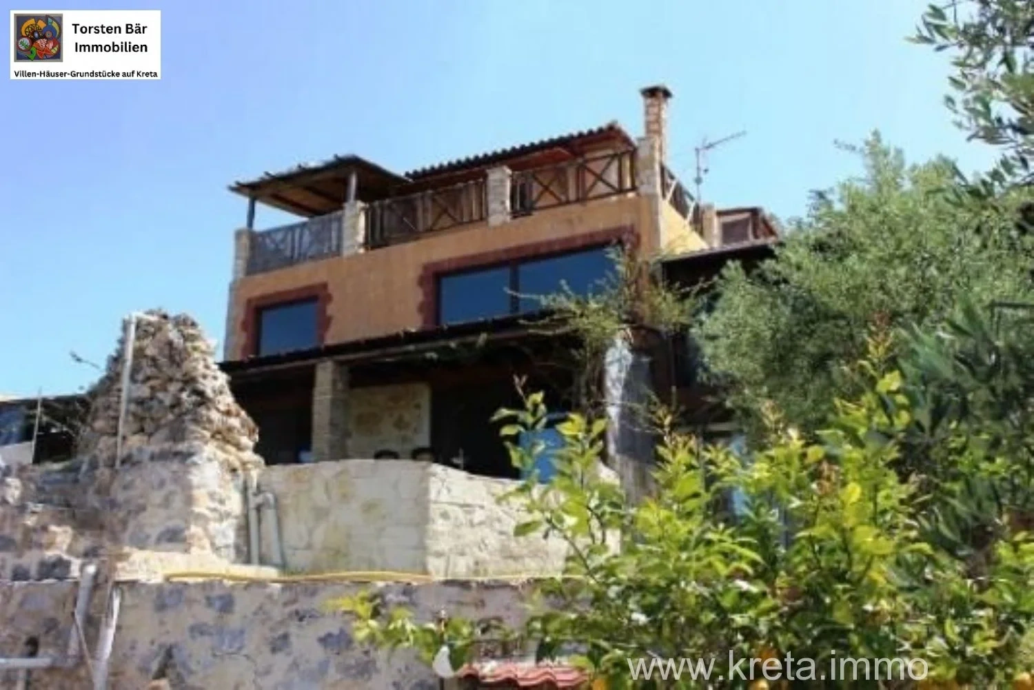 1 - verkauf villa meerblick sellia (chania) kreta griechenland