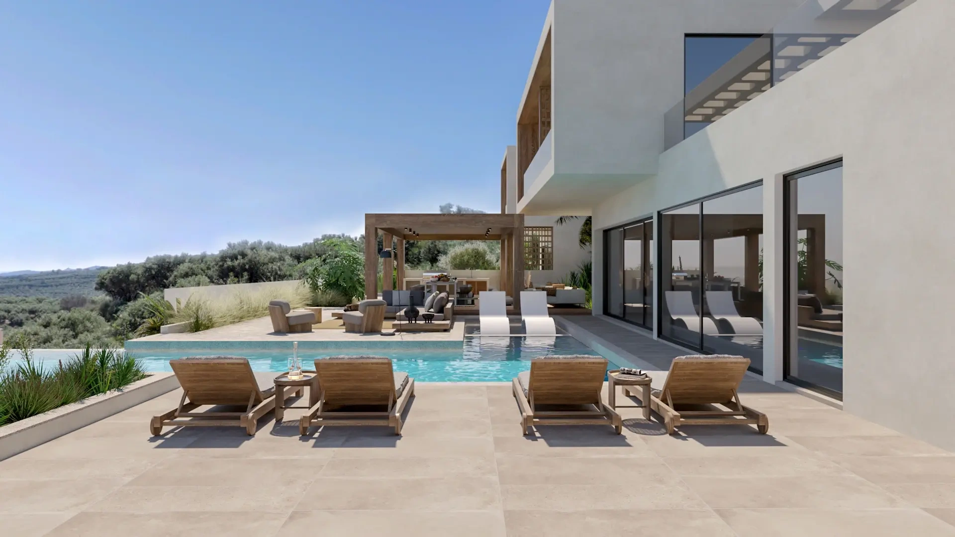 2 - vente maison vue mer xamoudochóri crète grèce