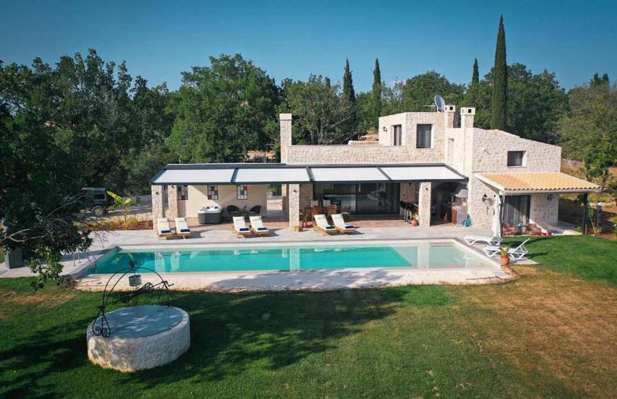 1 - vente villa corfu îles ioniennes grèce
