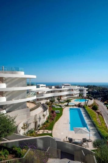 1 - sea view apartment for sale in benahavis - costa del sol andalusia spain