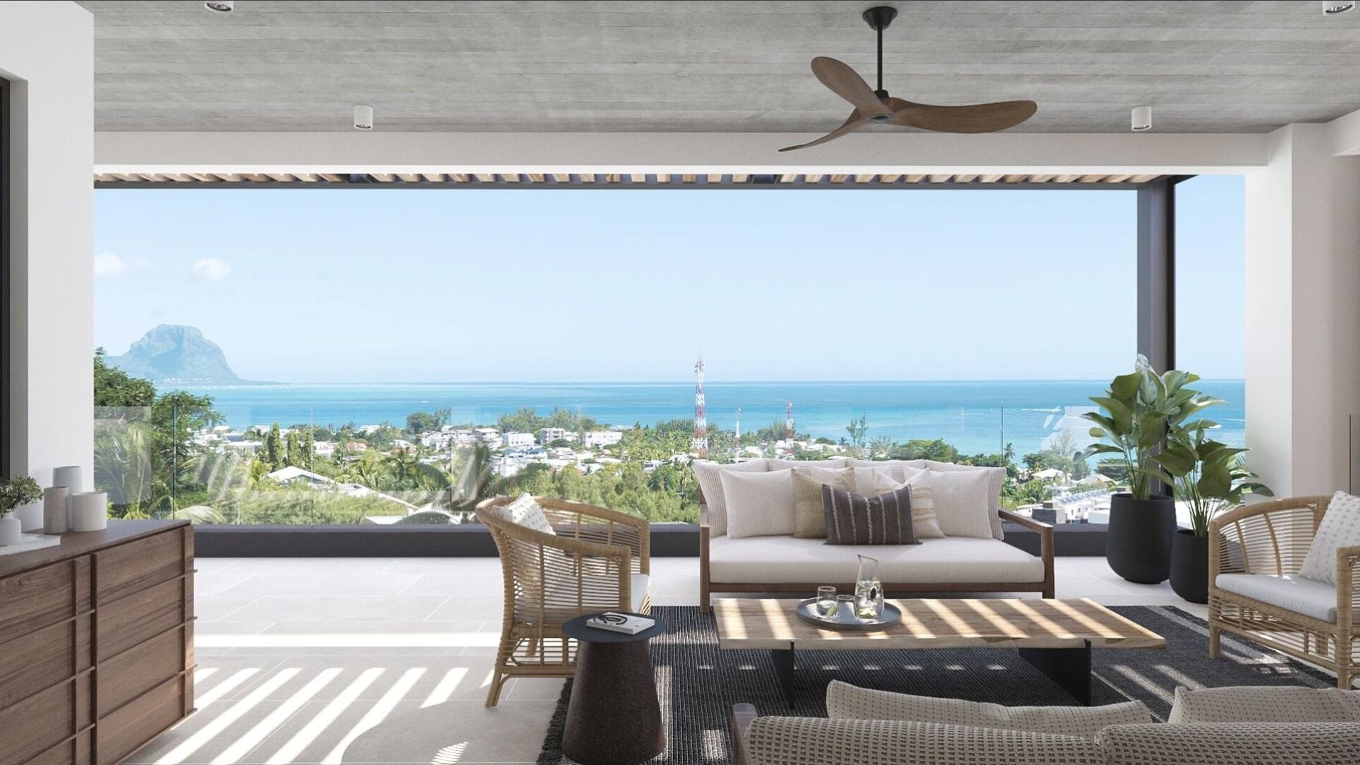 1 - sea view apartment for sale in black river rivière noire mauritius