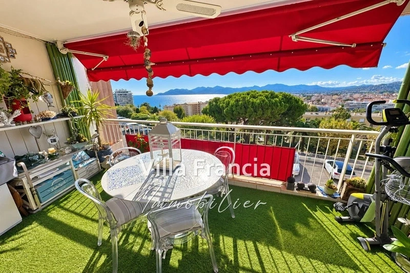 1 - vente appartement vue mer cannes-la-bocca alpes-maritimes france