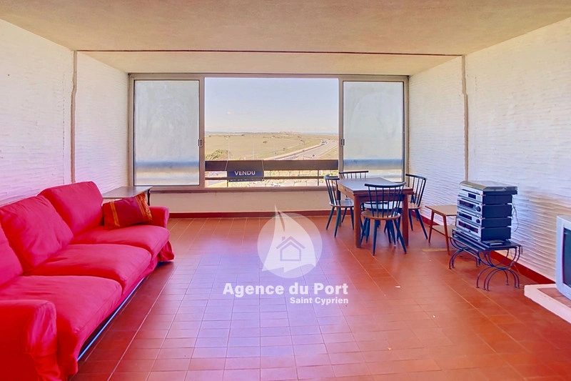 2 - vente appartement vue mer saint-cyprien pyrénées-orientales france