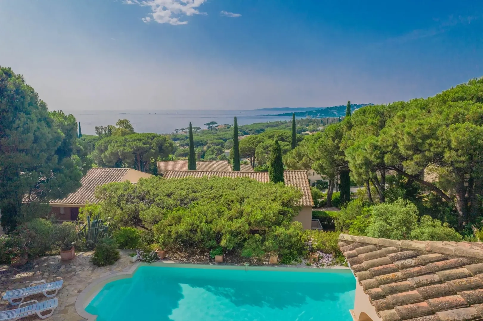 1 - verkauf haus meerblick sainte-maxime var frankreich