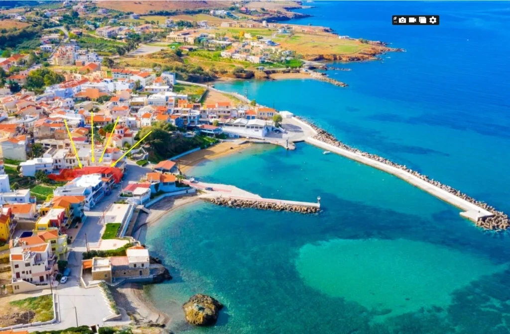 1 - vente appartement pieds dans l'eau pánormos crète grèce