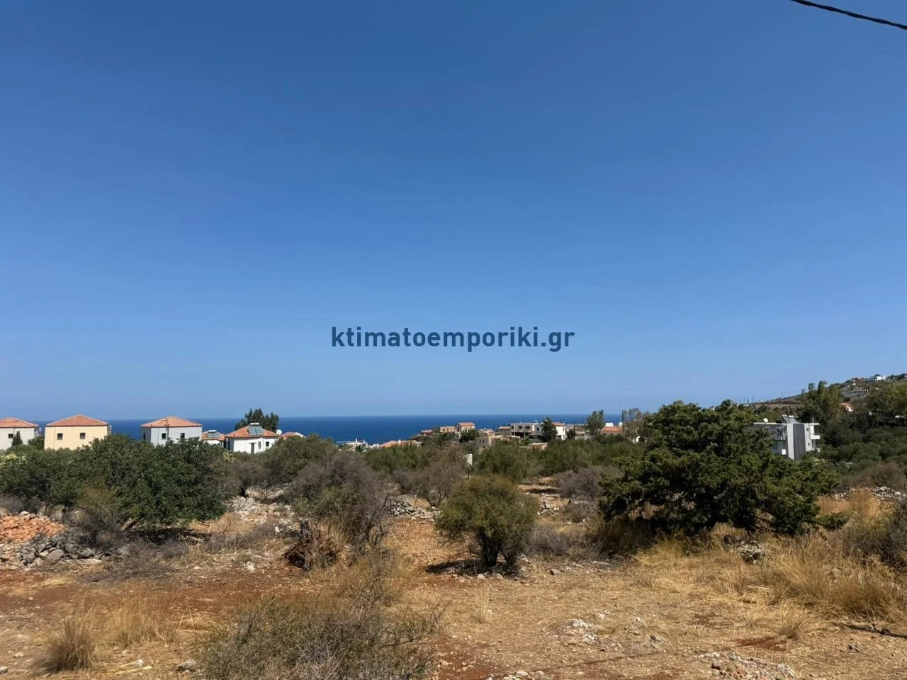 2 - vente terrain vue mer kokkino chorio crète grèce