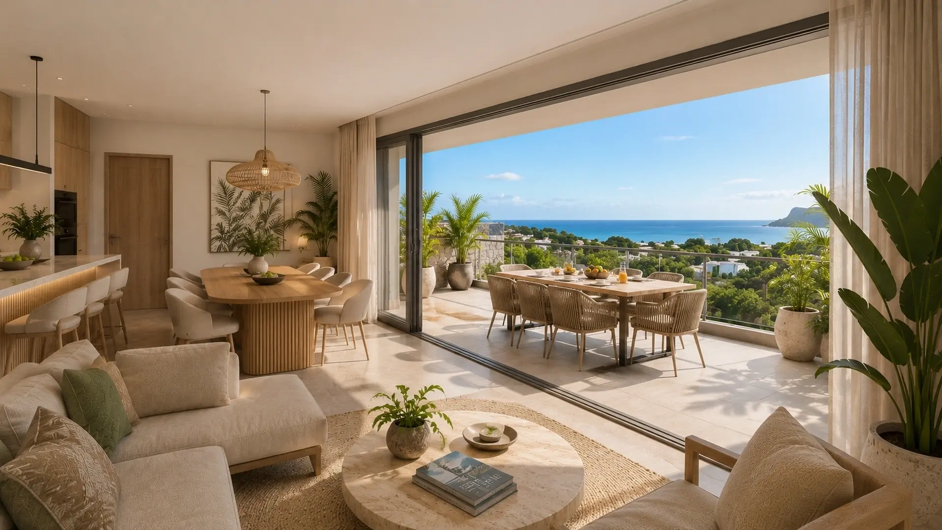 1 - verkauf wohnung meerblick tamarin rivière noire mauritius