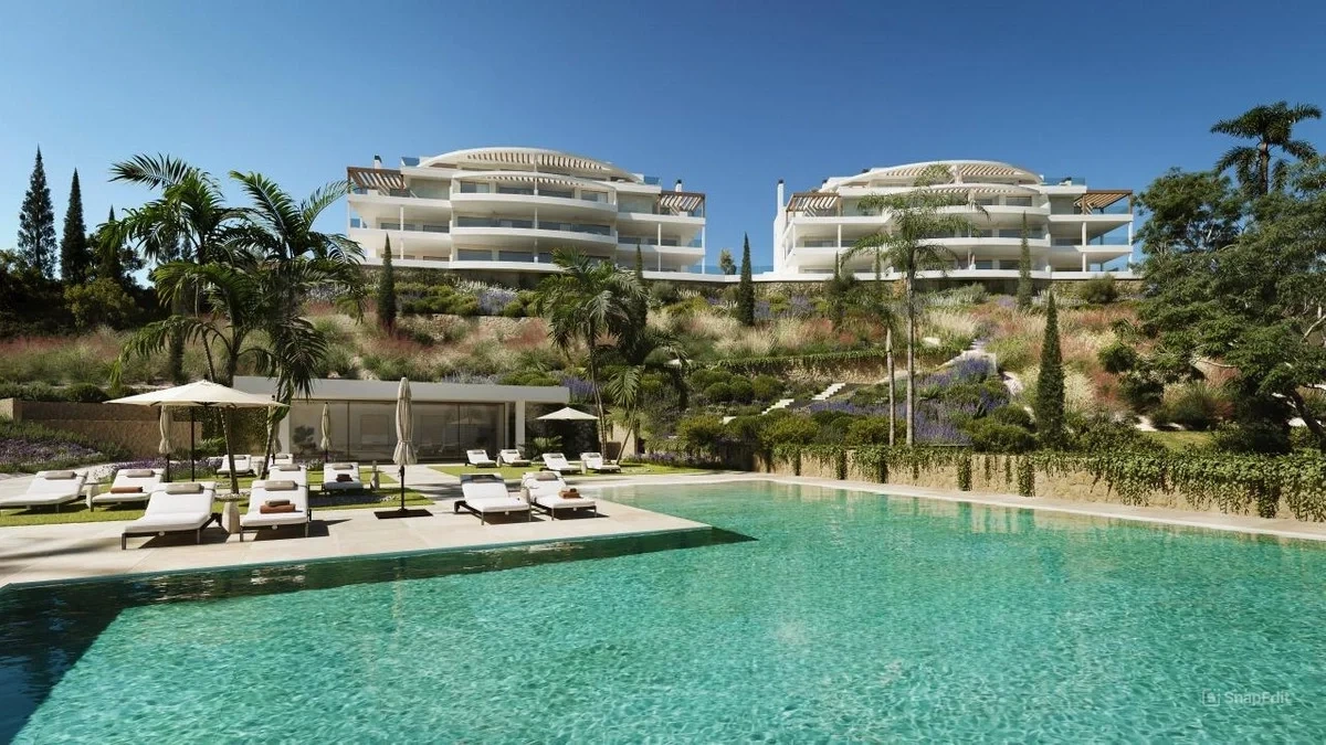 2 - vente appartement vue mer las lagunas de mijas andalousie espagne