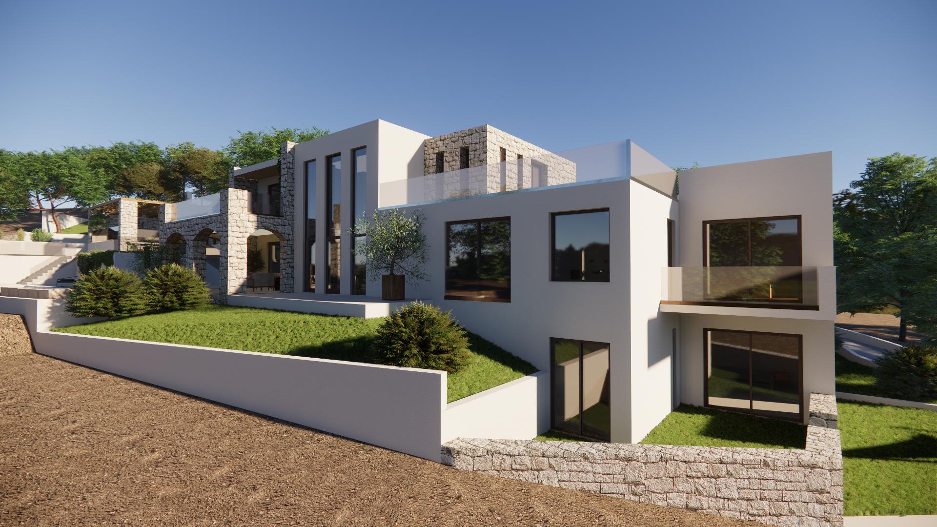 2 - vente immobilier neuf vue mer asómatos crète grèce