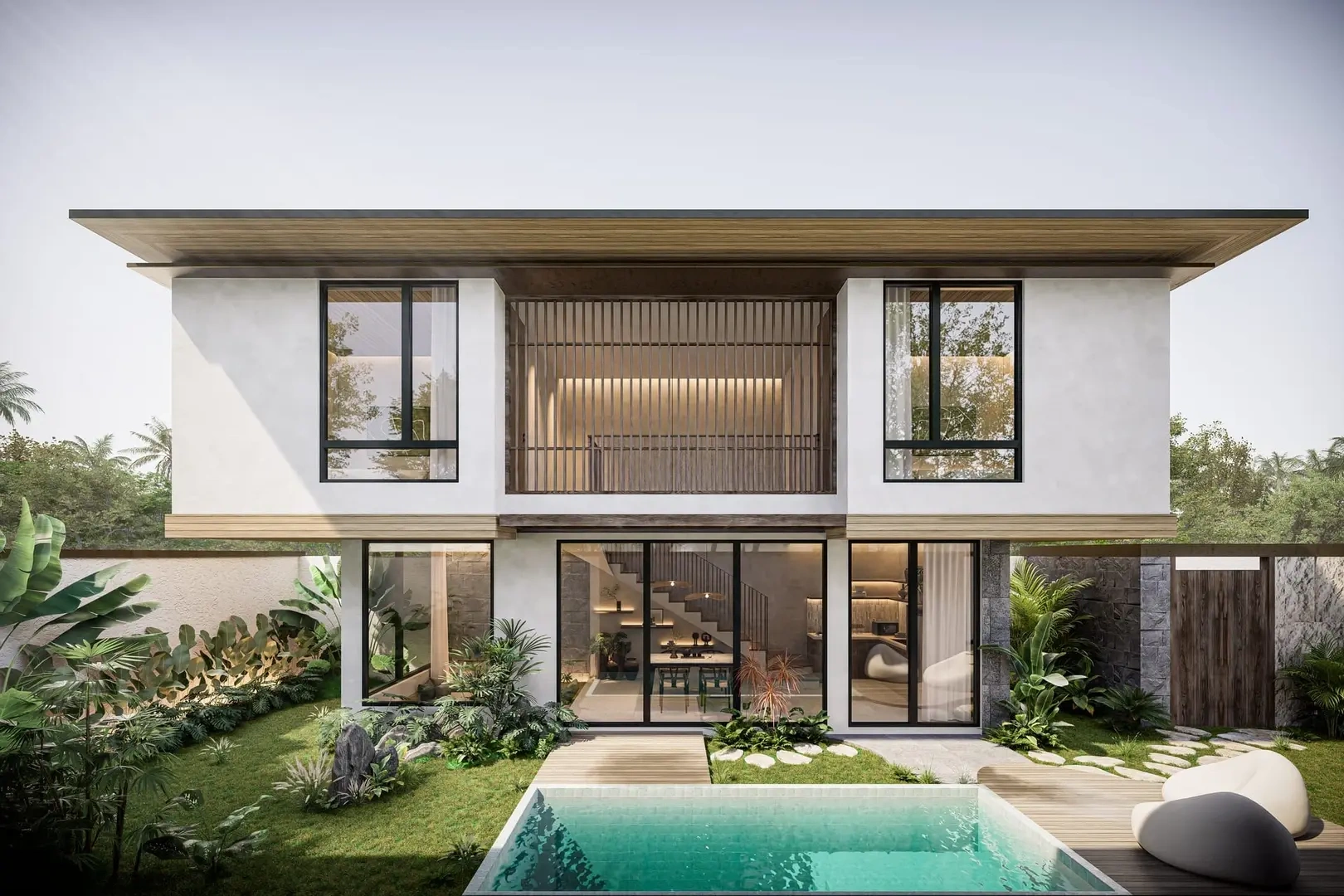 2 - vente maison plage à pied tabanan bali indonésie