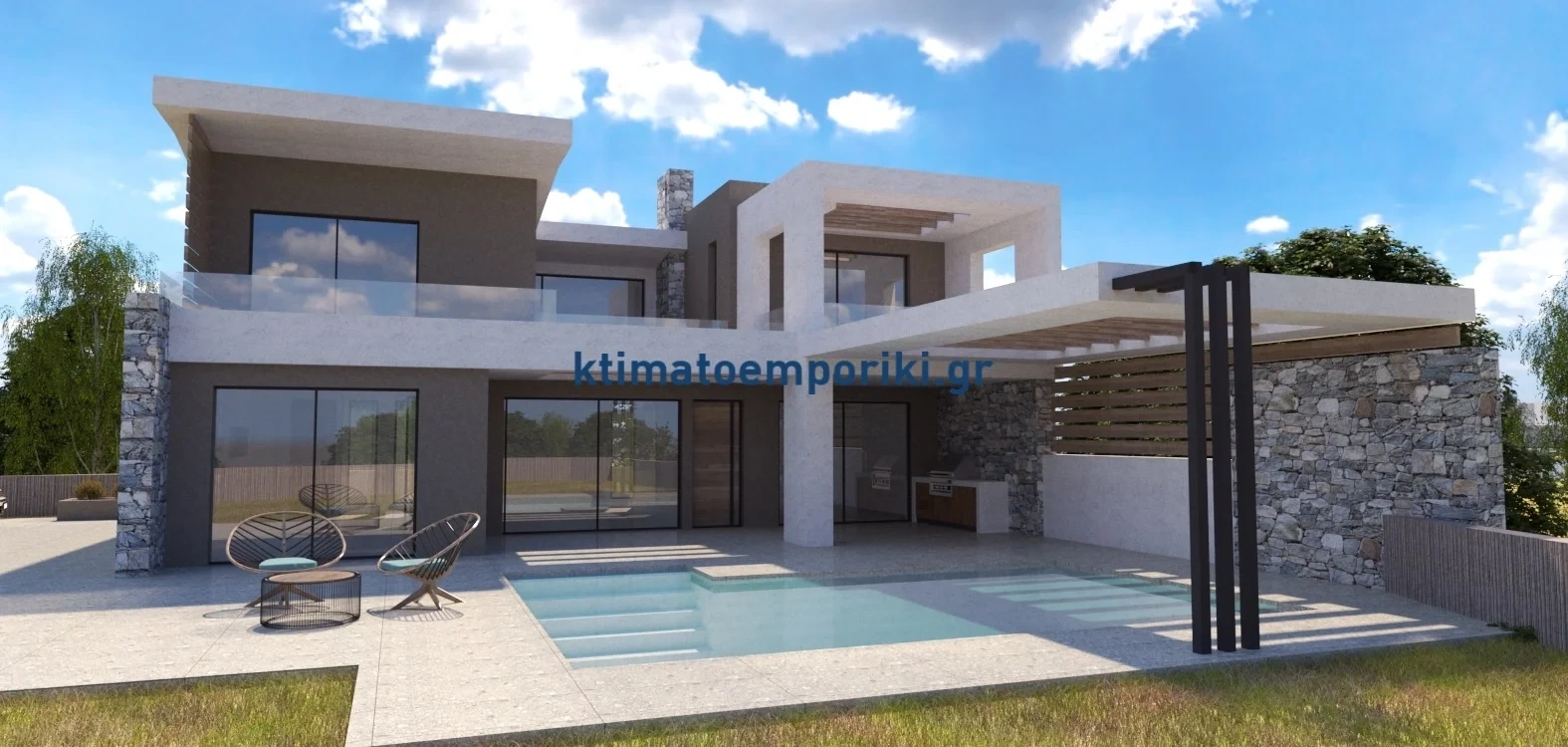 2 - vente maison plage à pied vámos crète grèce
