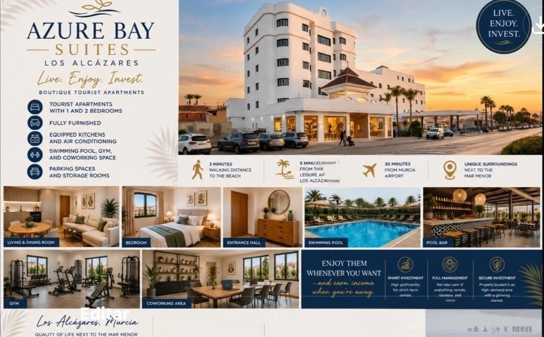 1 - venta apartamento los alcazares región de murcia españa