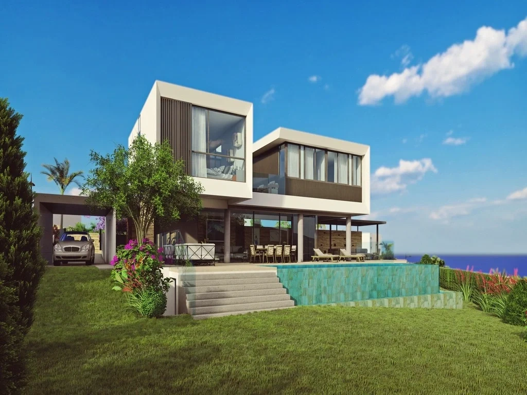 1 - sea view villa for sale in peyia paphos cyprus