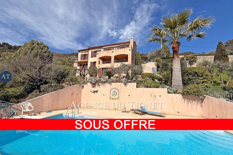 1 - vente maison vue mer le tignet alpes-maritimes france