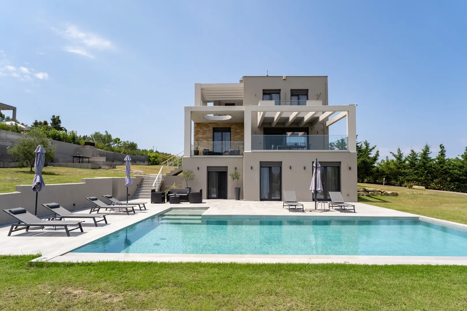 2 - vendita villa vista mare sani macedonia centrale grecia