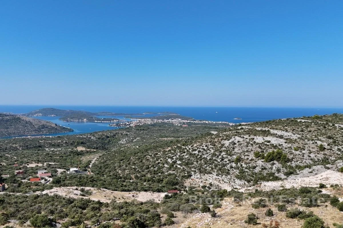 2 - vendita terreno vista mare rogoznica sebenico e tenin croazia