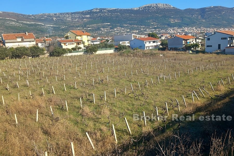 2 - vente terrain vue mer kaštela split-dalmatie croatie