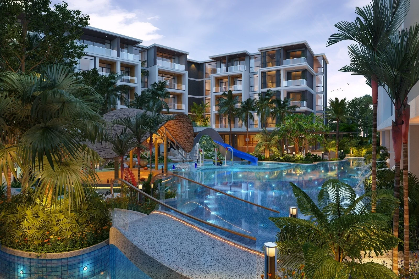1 - vente appartement pieds dans l'eau thalang phuket thaïlande
