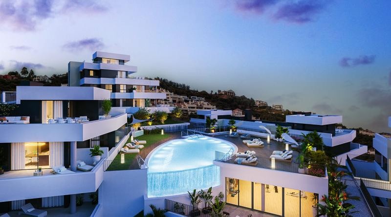 Apartamento vista al mar con piscina