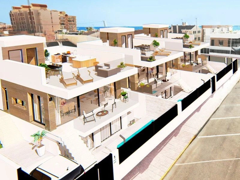 2 - vente villa vue mer torrevieja - costa blanca communauté valencienne espagne