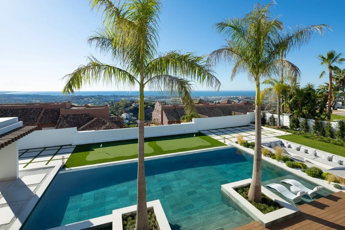 2 - verkoop huis uitzicht op zee benahavis - costa del sol andalusië spanje