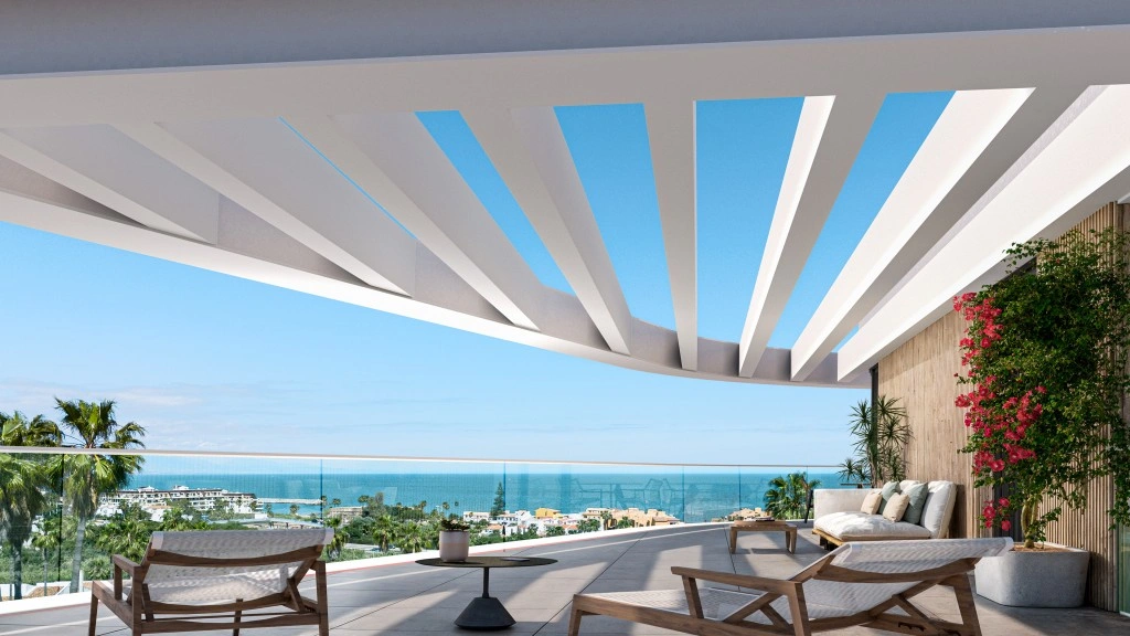 1 - venta apartamento vista al mar manilva andalucía españa