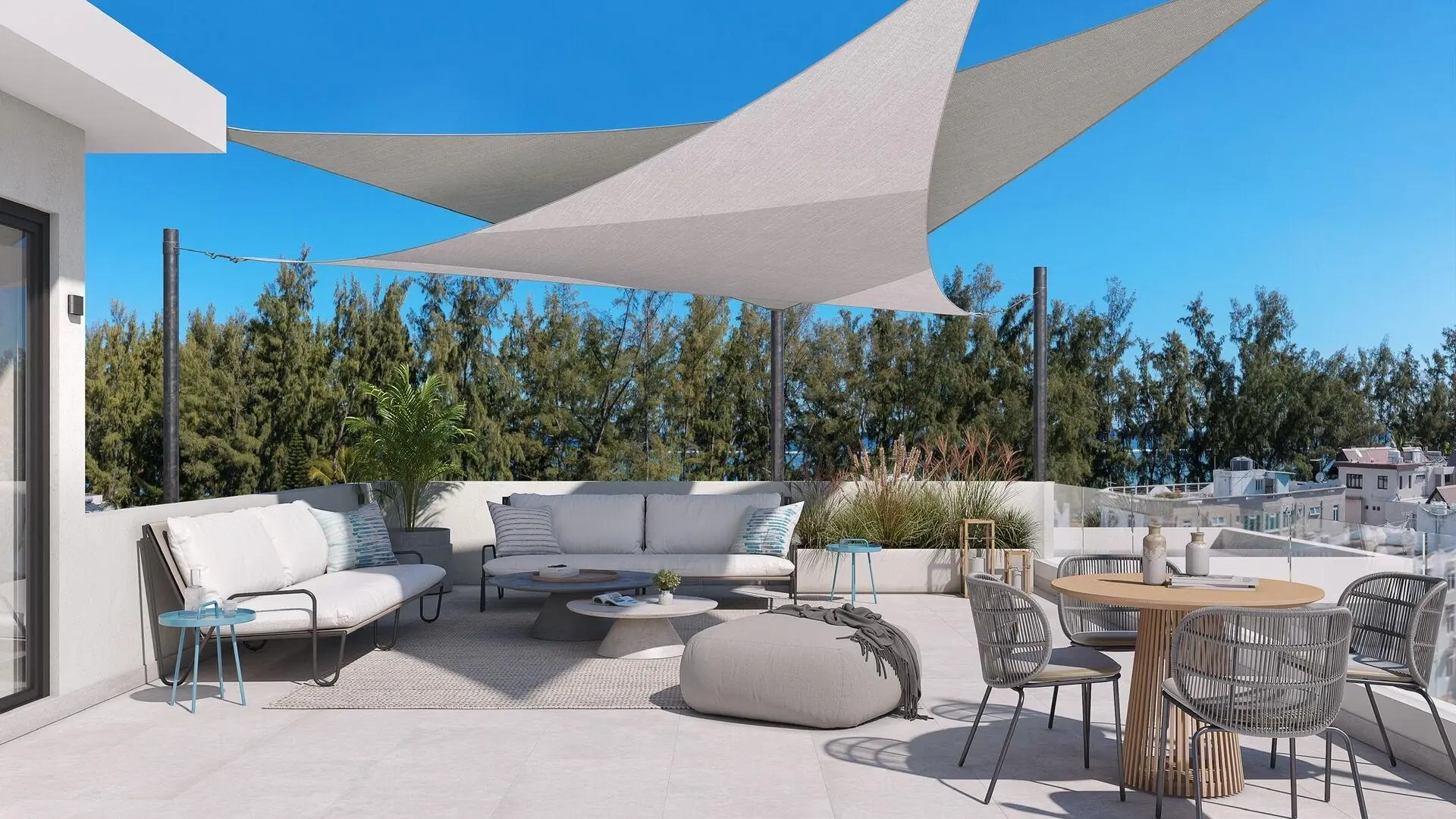 1 - vente appartement vue mer flic en flac rivière noire île maurice