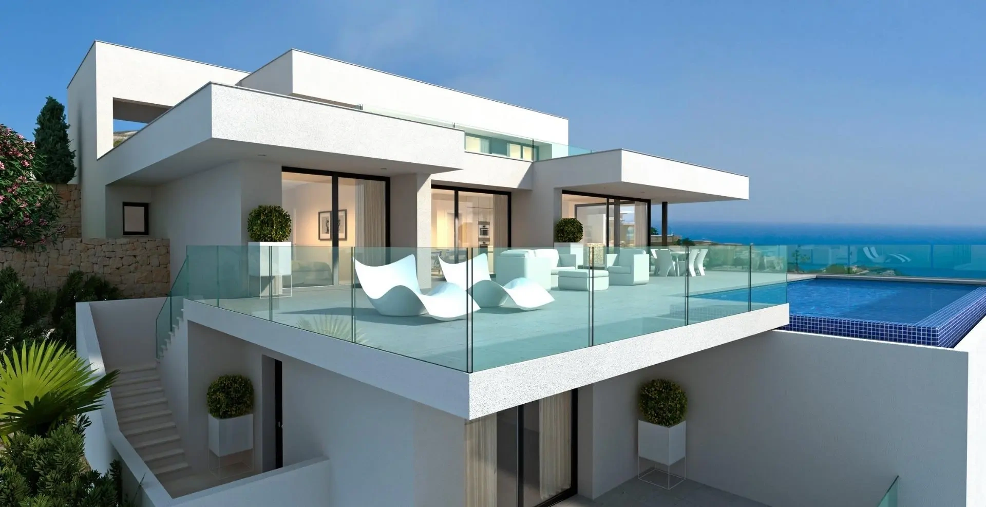 1 - vente villa pieds dans l'eau benitachell - costa blanca communauté valencienne espagne