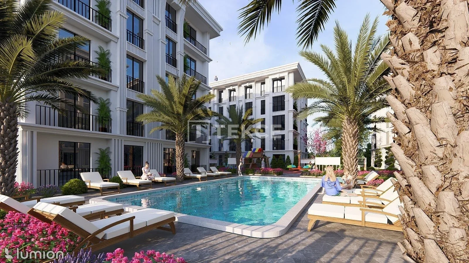 1 - продажа квартира вид моря büyükçekmece istanbul турция