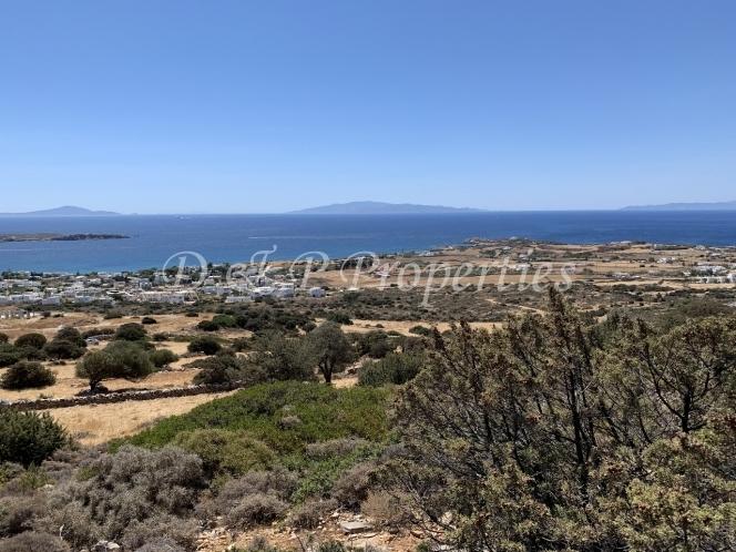 1 - sea view plot of land for sale in paros - cyclades south aegean greece
