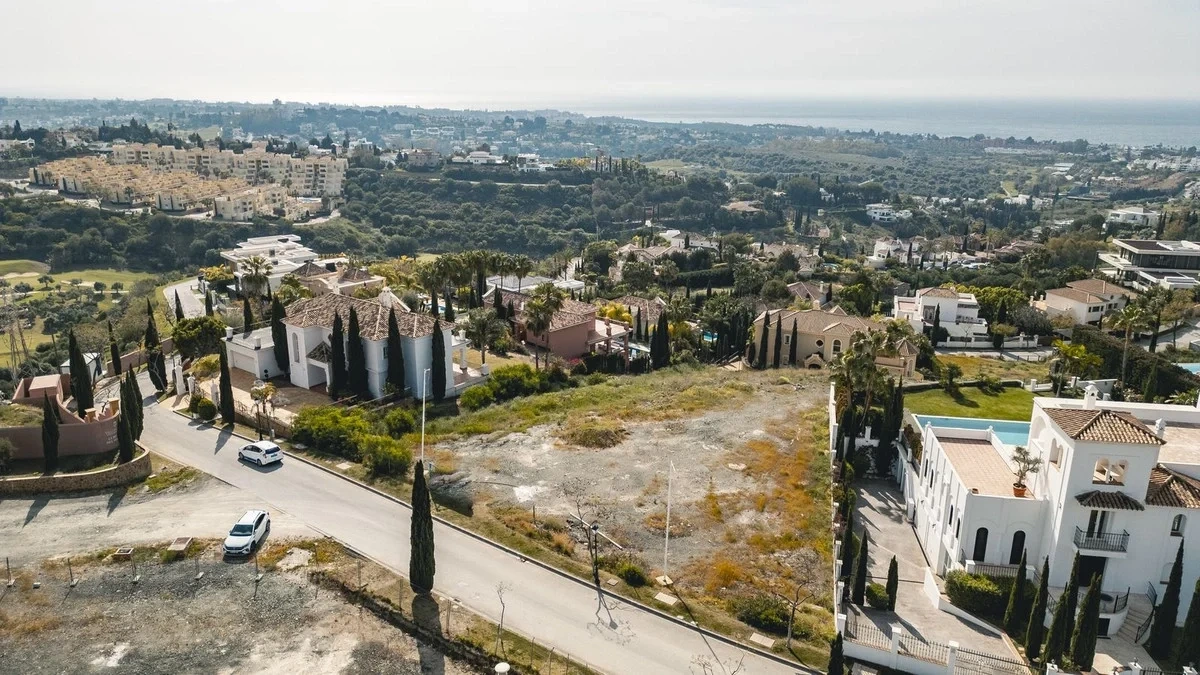1 - sea view plot of land for sale in benahavis - costa del sol andalusia spain