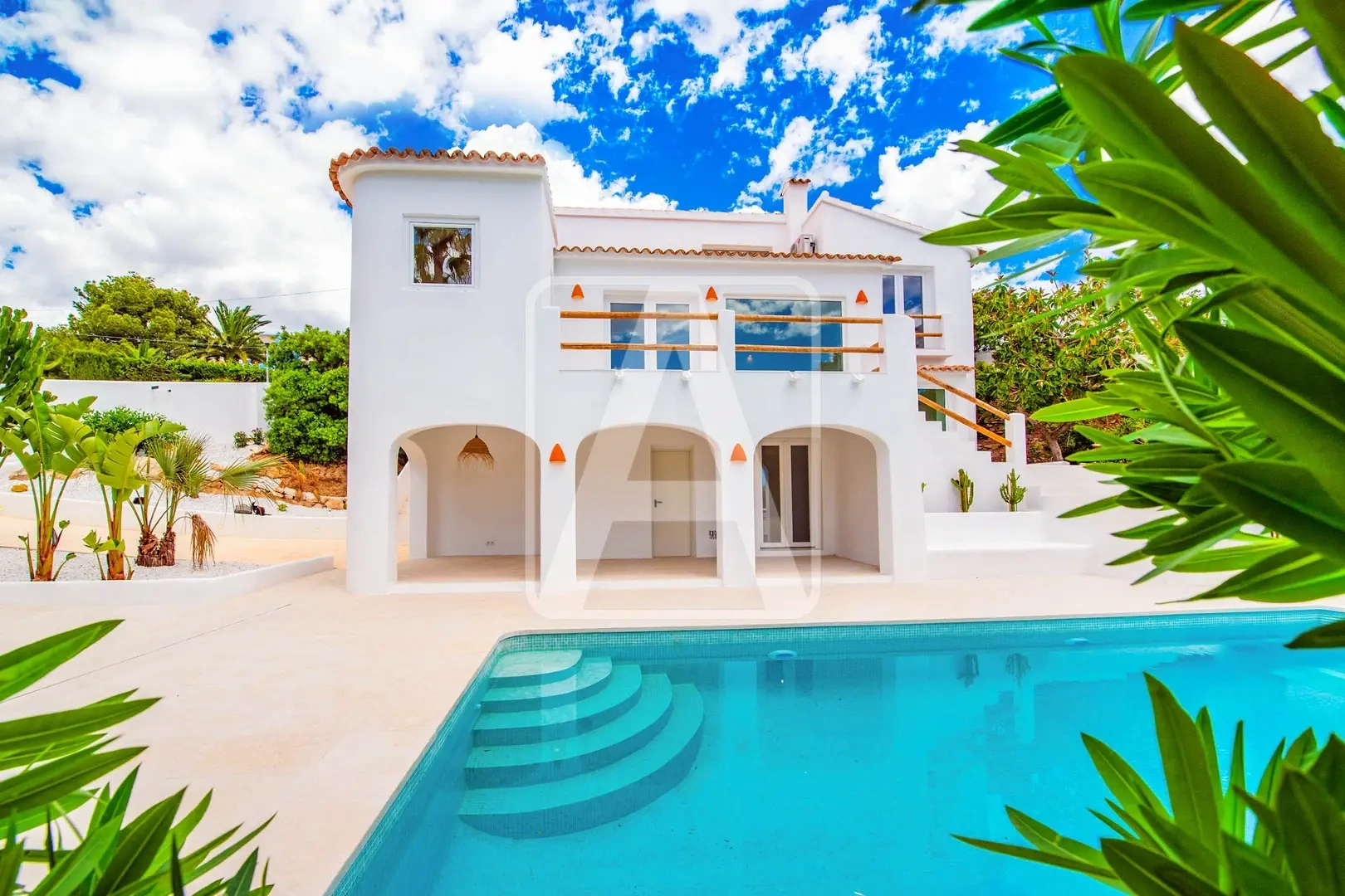 Casa vista de mar com terraco