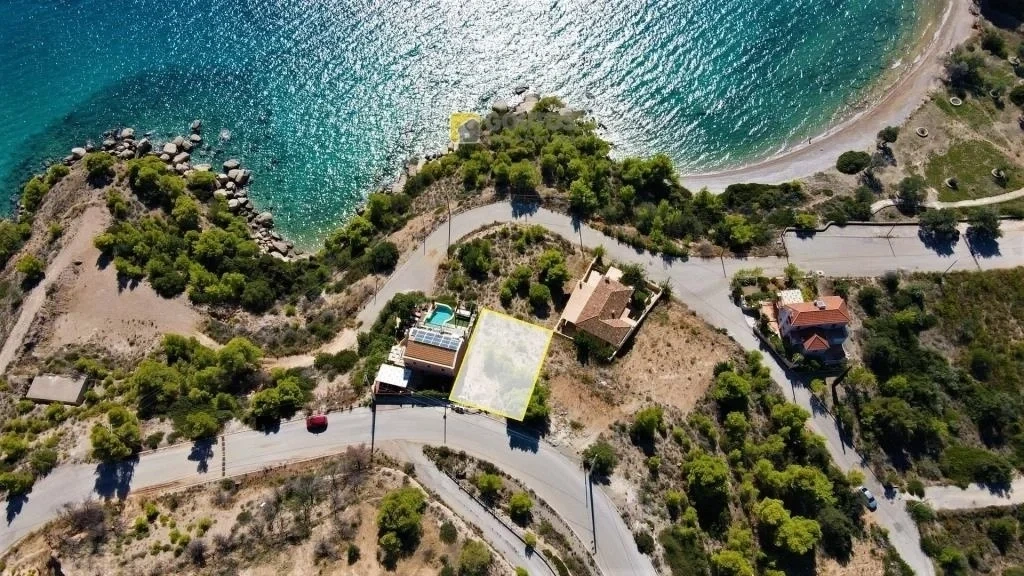 Terrain vue mer de 450 m²