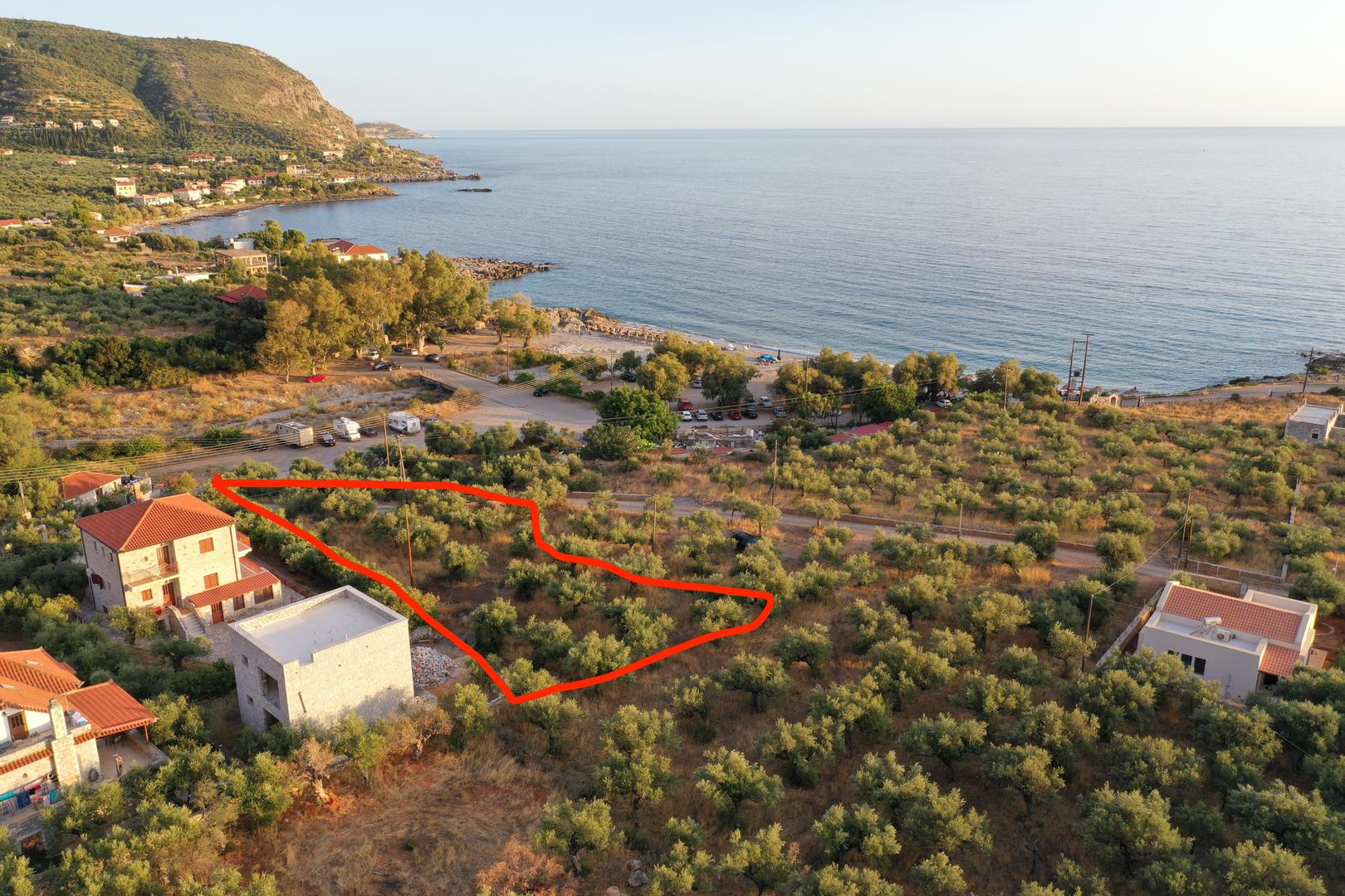 Terreno frente al mar de 1 465 m²