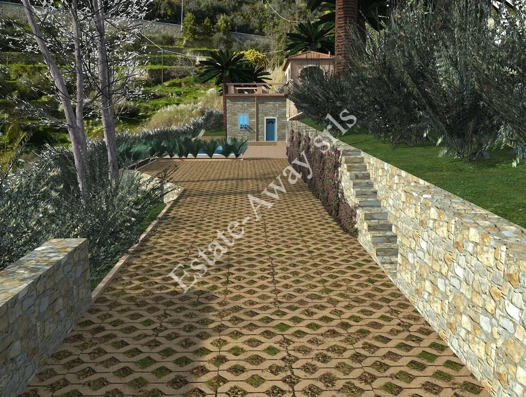 2 - venda terreno vista de mar bordighera liguria itália