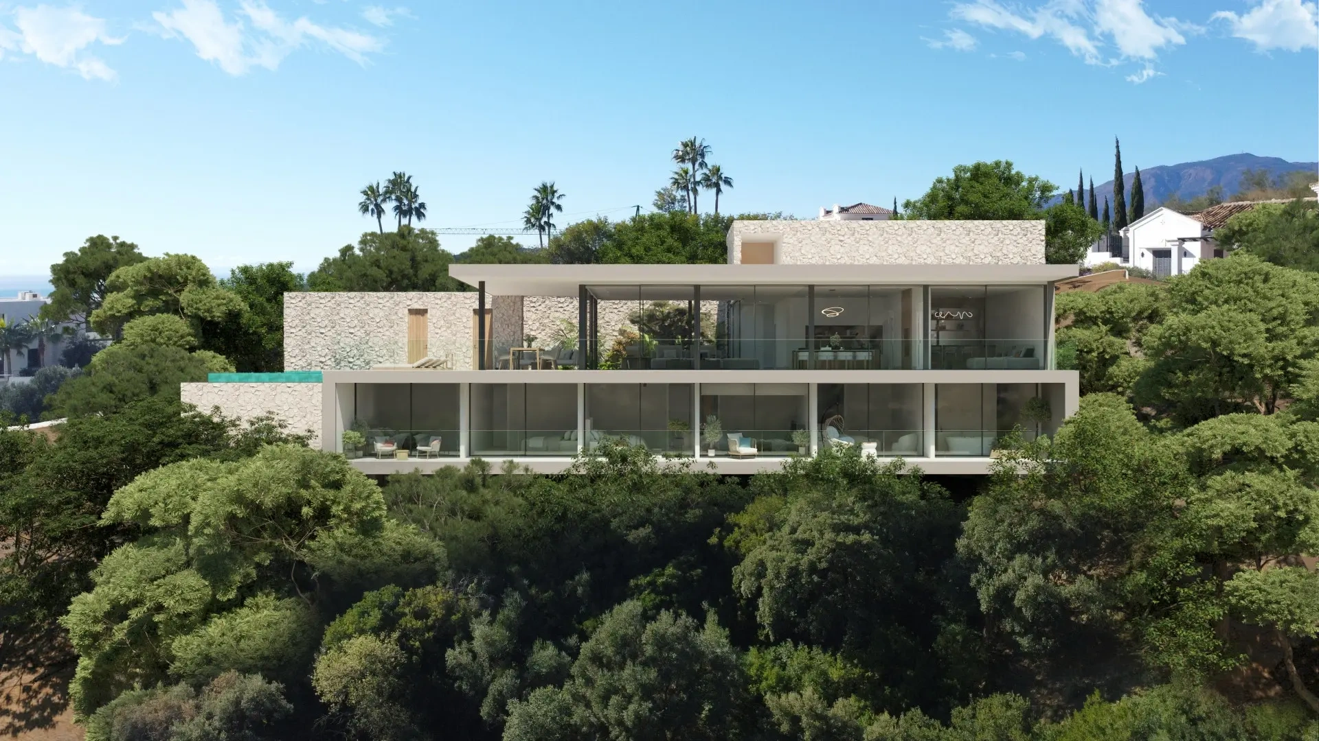 2 - sea view house for sale in benahavis - costa del sol andalusia spain