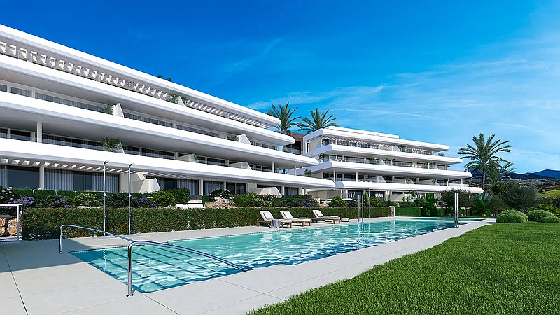 2 - venda apartamento vista de mar estepona - costa del sol andaluzia espanha