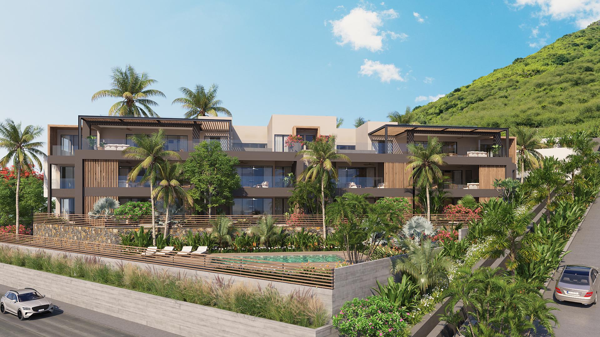 2 - venda apartamento vista de mar tamarin rivière noire maurício