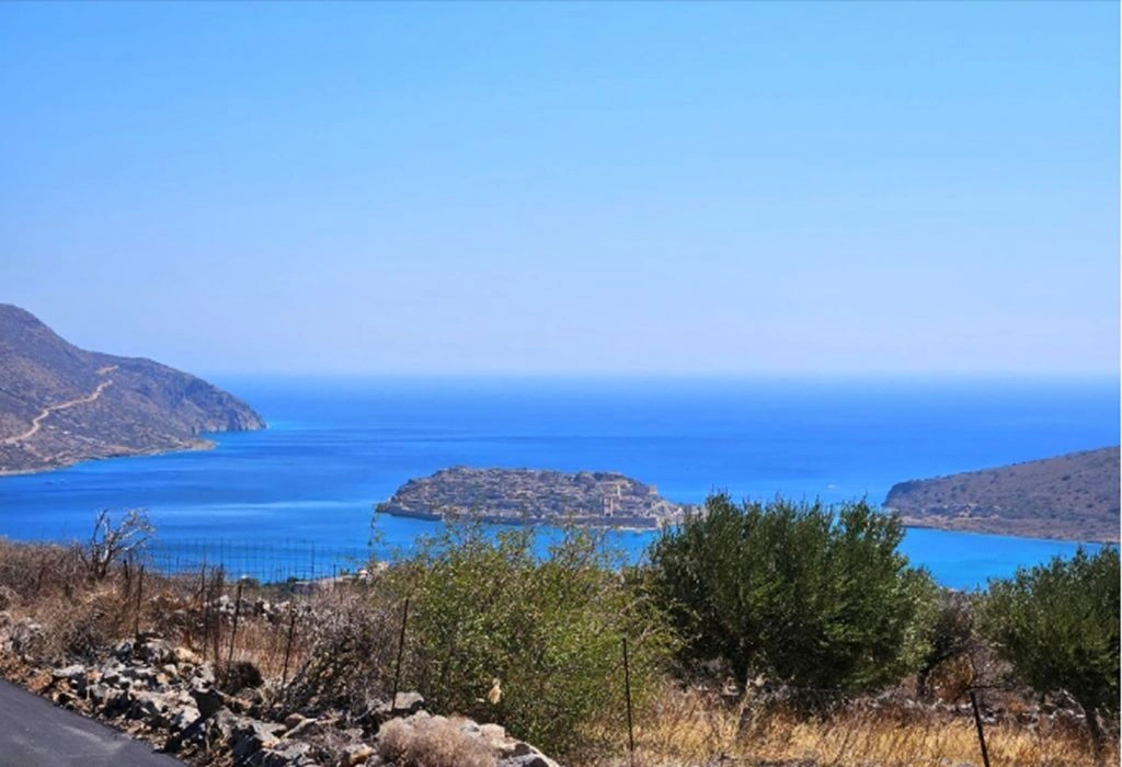1 - vente terrain vue mer agios nikolaos crète grèce