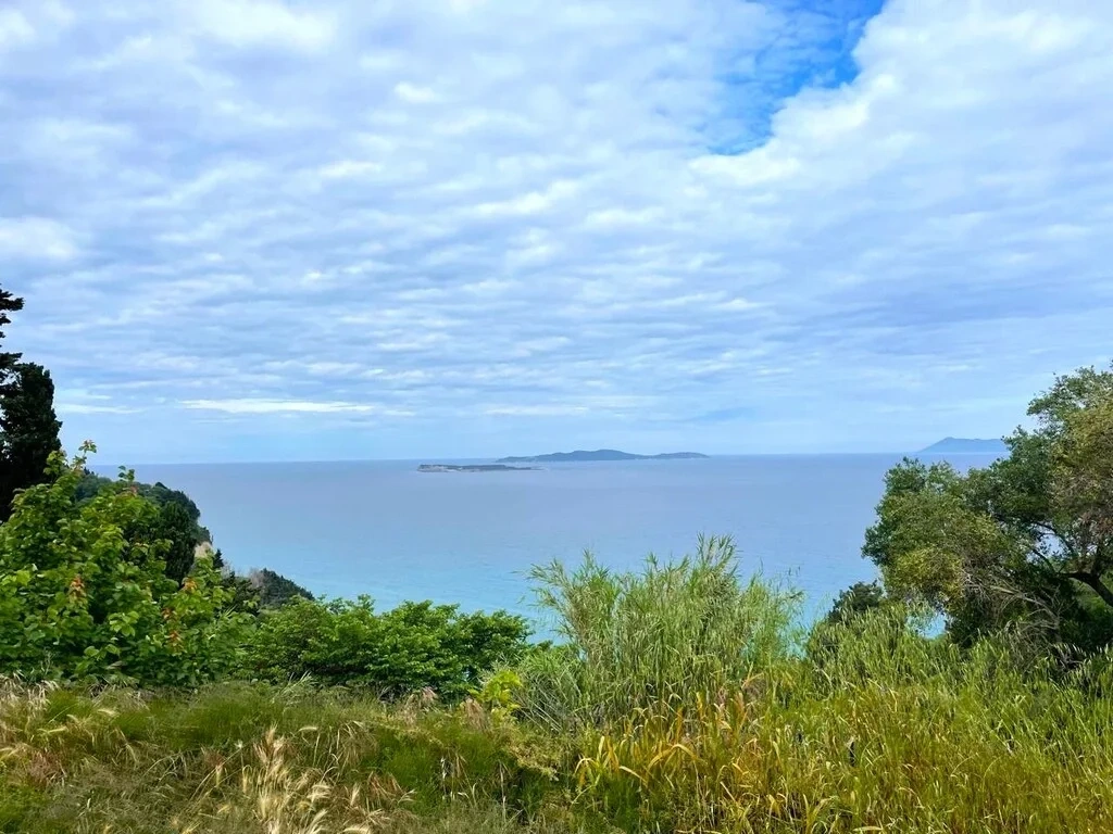 2 - vente terrain vue mer sidári îles ioniennes grèce