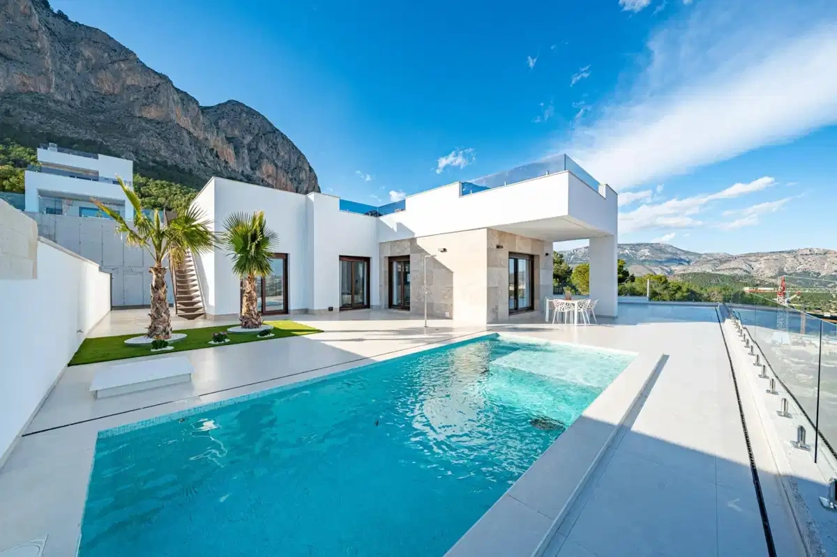 1 - продажа дом вид моря polop - costa blanca валенсия испания