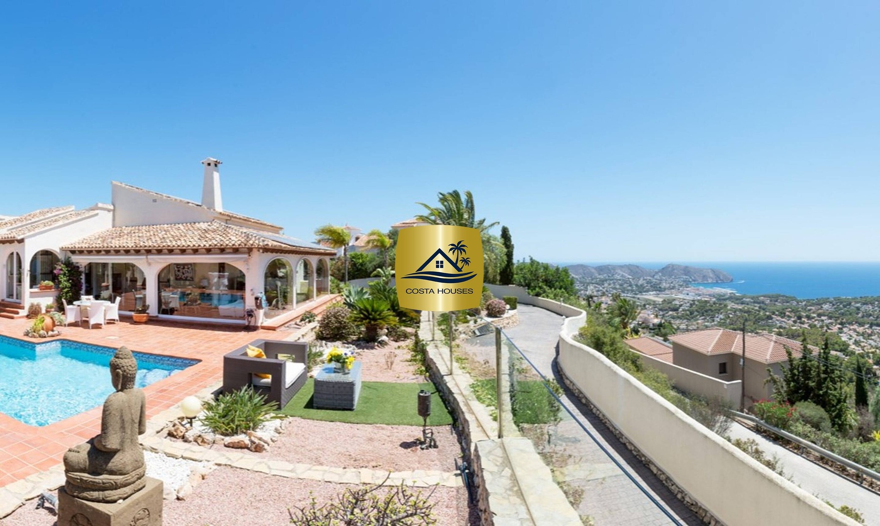 1 - vente maison vue mer moraira - costa blanca communauté valencienne espagne