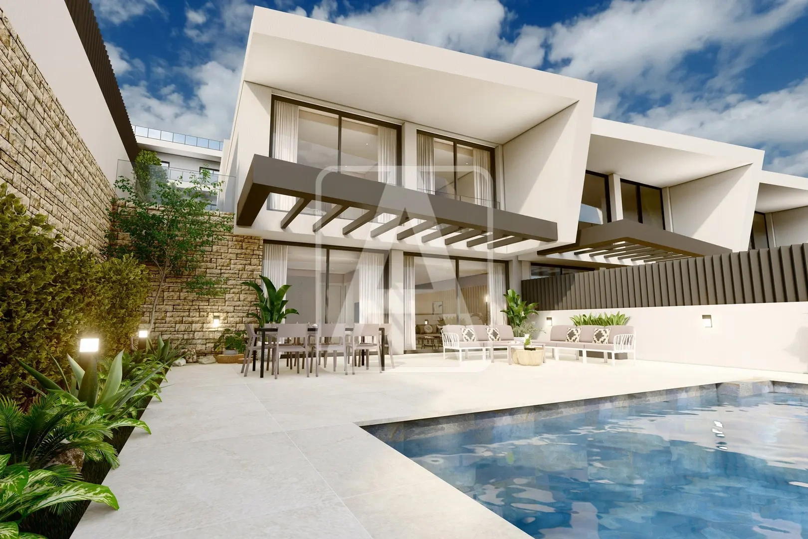Haus meerblick mit Terrasse