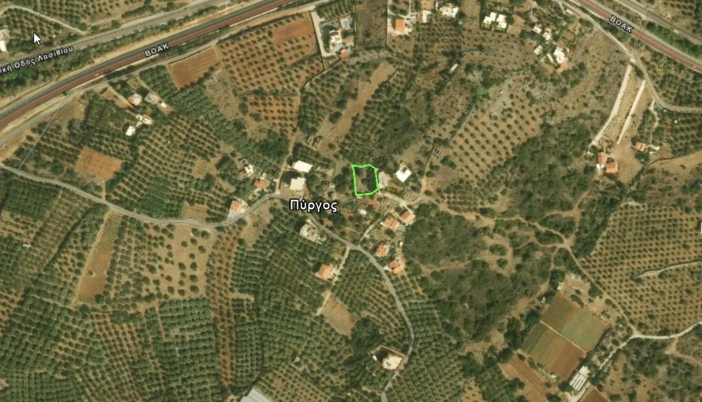 1 - verkoop terrein uitzicht op zee pírgos crete griekenland