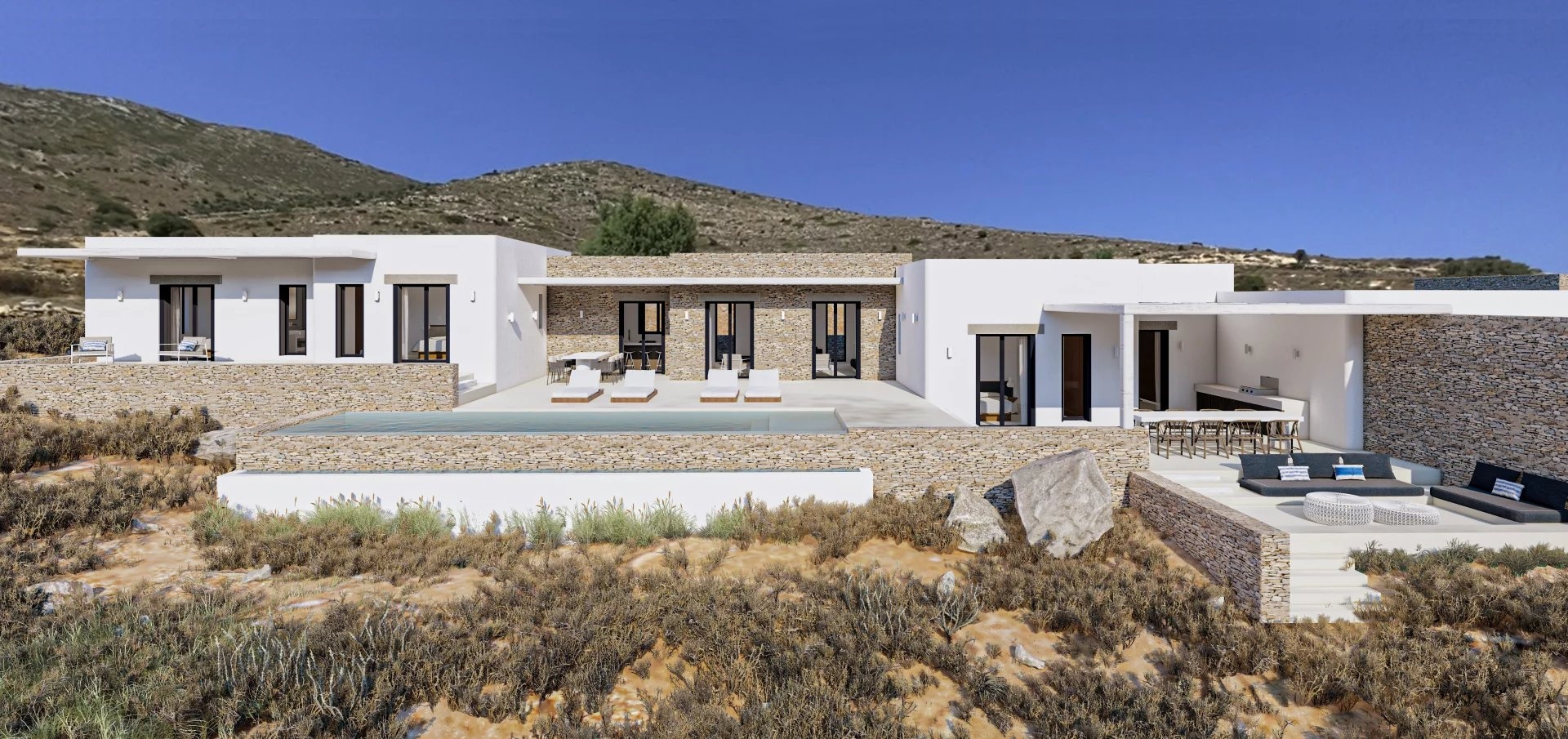 2 - verkauf haus meerblick paros - kykladen südliche ägäis griechenland