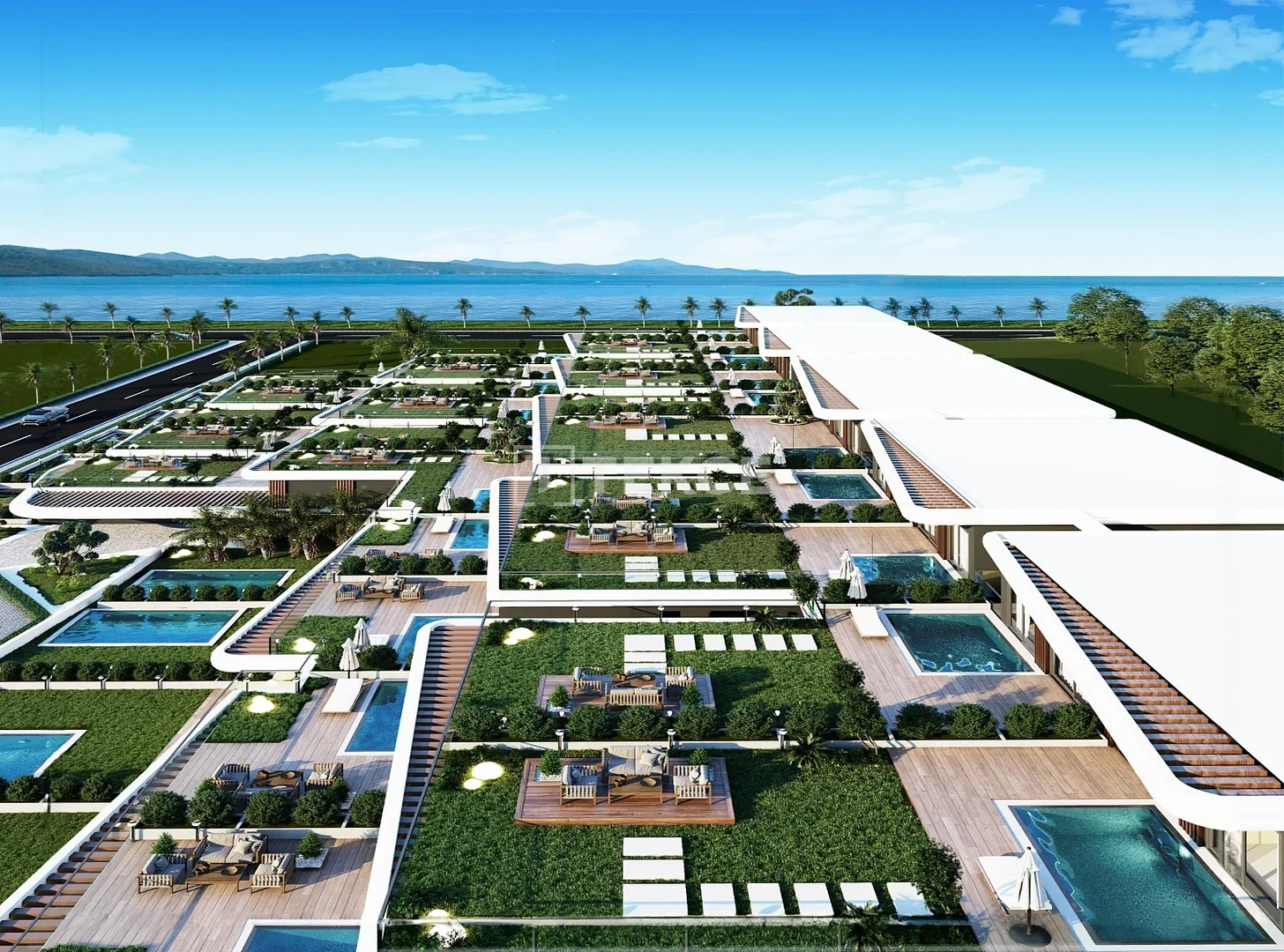 1 - продажа квартира вид моря cesme i̇zmir турция