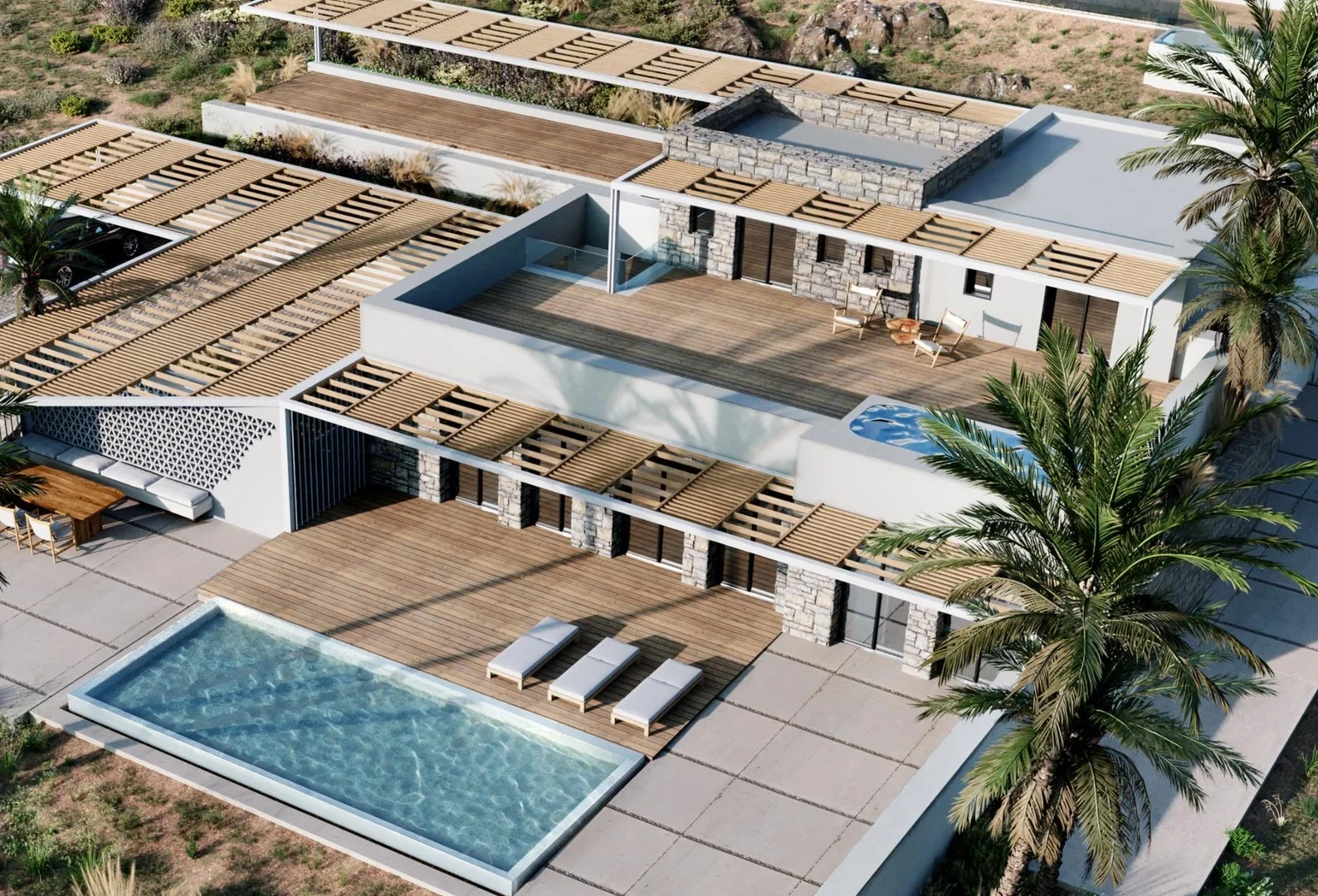 1 - verkoop villa uitzicht op zee paros - cycladen zuid-egeïsche eilanden griekenland